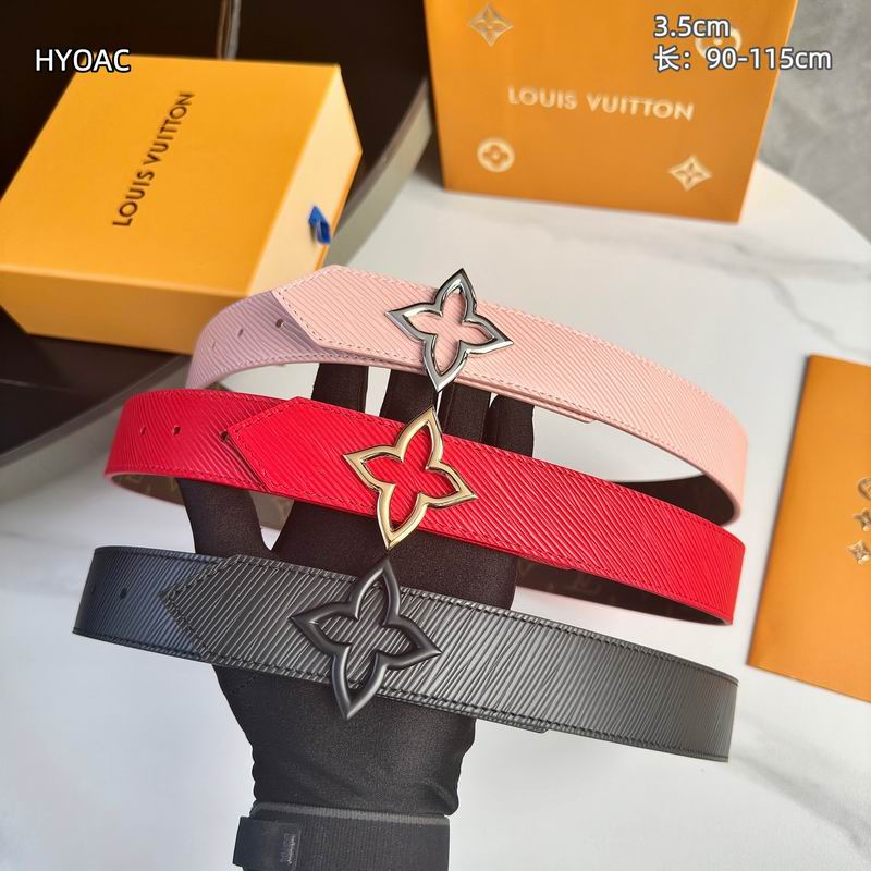 LV belt 35mmX90-115cm 8L01